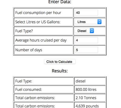 Carbon Offset Calculator