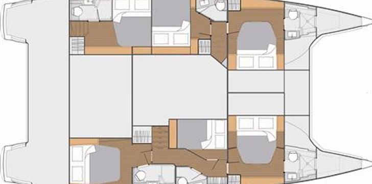 A Saba 50 6 Cabin Layout