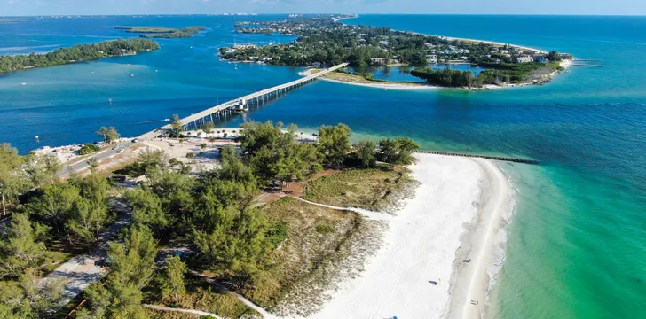 Aerial of Longboat Key