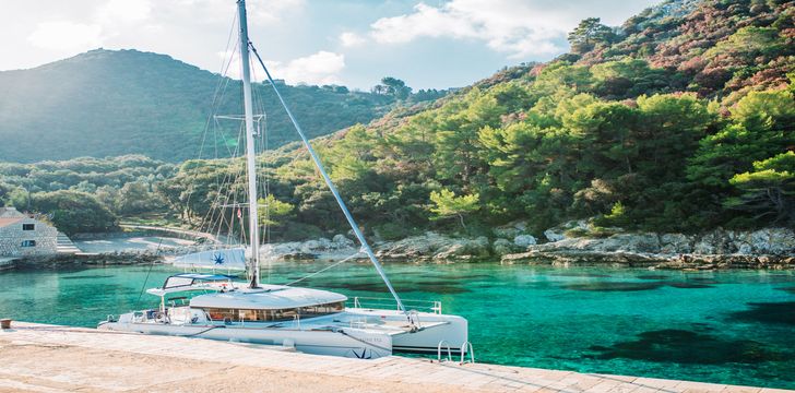 Bareboat Catamaran Yacht in The French Riviera,Mediterranean