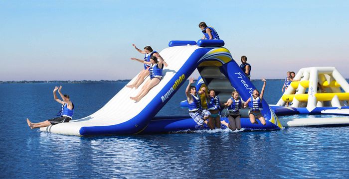 Clamber over your yacht's inflatable playground