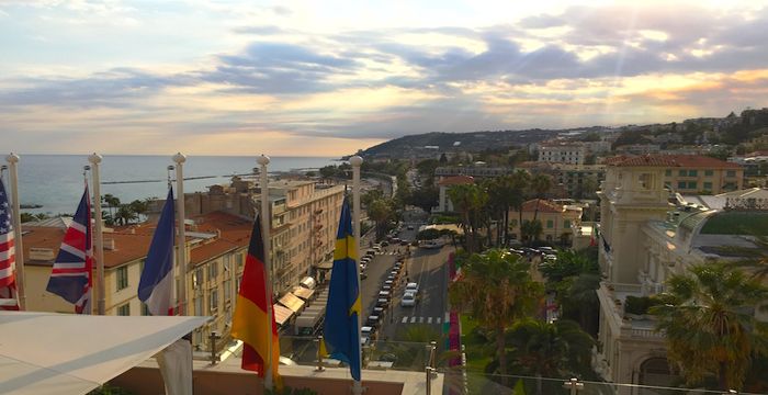 View of Sanremo from above