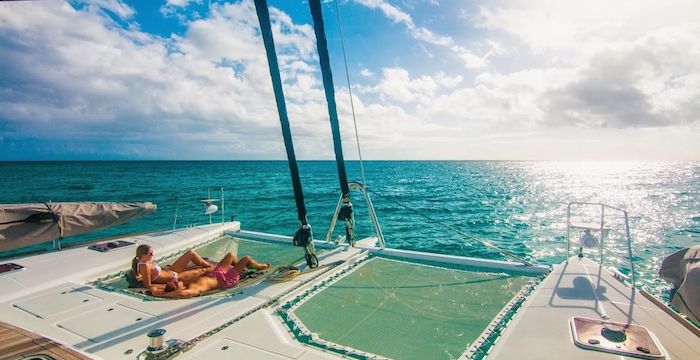 Charter a luxury yacht in the South Pacific