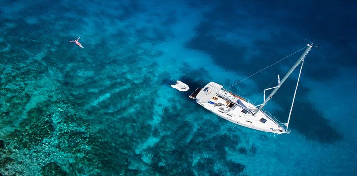 social distancing on a bareboat yacht charter