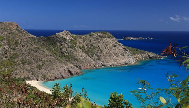 A gorgeous beach in St Barts