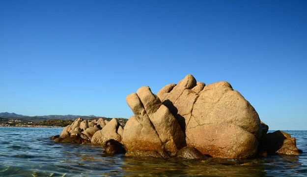 The beautiful rock formations of Chia,Sardinia