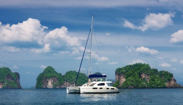 A gorgeous catamaran in Phuket