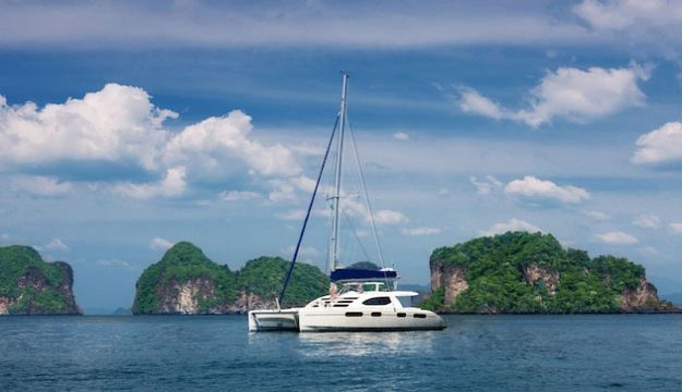 A gorgeous catamaran in Phuket