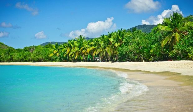 The sandy beaches of Tortola,BVI,to explore on your sailboat charter