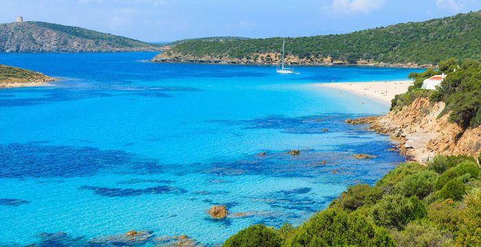 Charter a yacht in the gorgeous clear blue waters of Porto Rotondo
