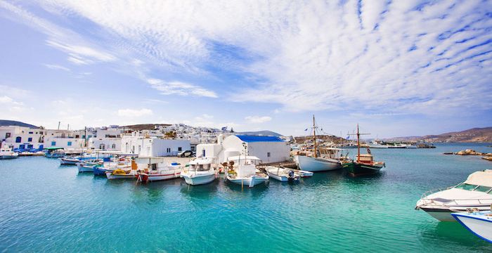 Berth your yacht in Paros harbour