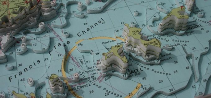 Plan your yacht charter using our nautical map