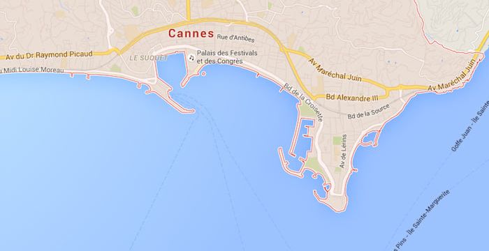 Cannes Map