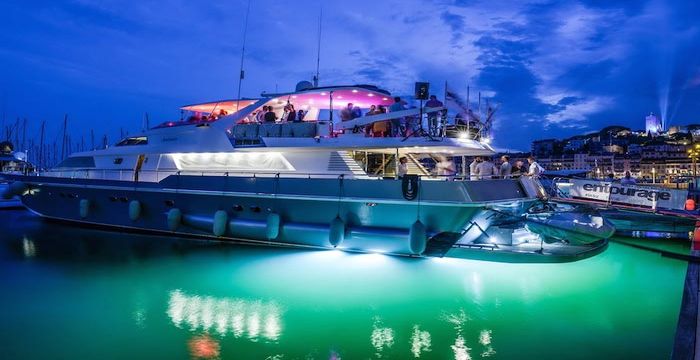 Host your party on a yacht,in Cannes