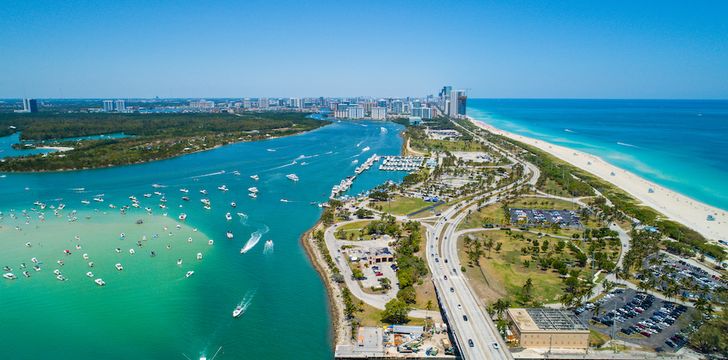 Miami Beach Haulover Park yacht charter information with boatbookings