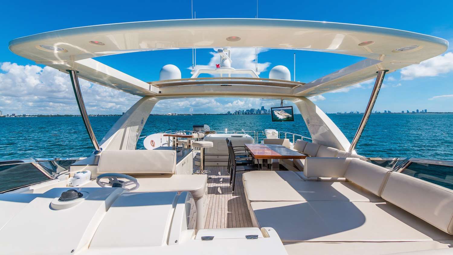 Charter a luxury yacht, sail boat or catamaran for a weekend in Miami and  Biscayne Bay