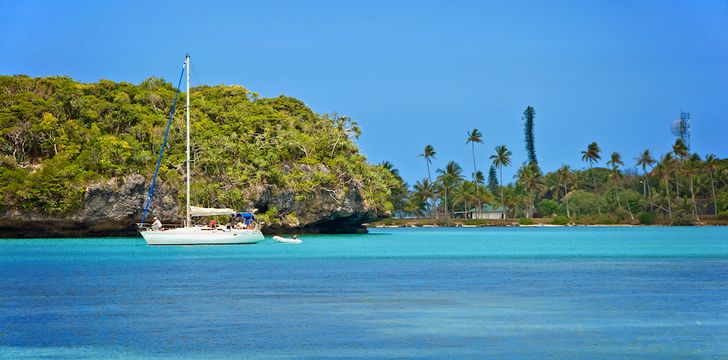 New Caledonia sailing itinerary