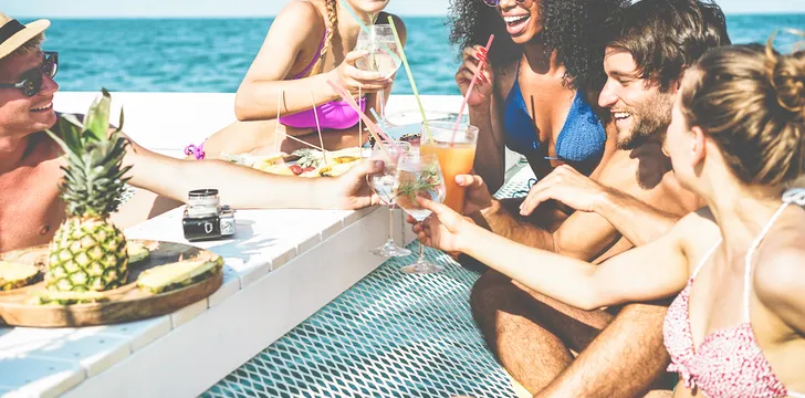 Popular cocktails on yacht charters