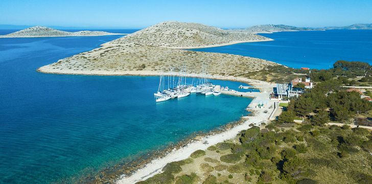 Ravni Zakan in National park Kornati,Croatia