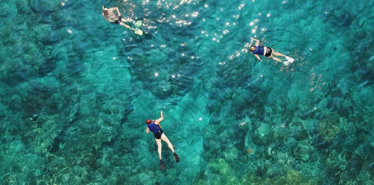 Snorkelling in Belize