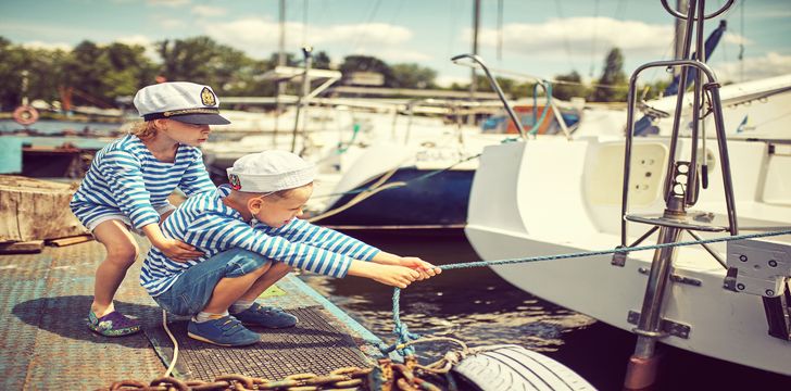 bareboat chartering with children