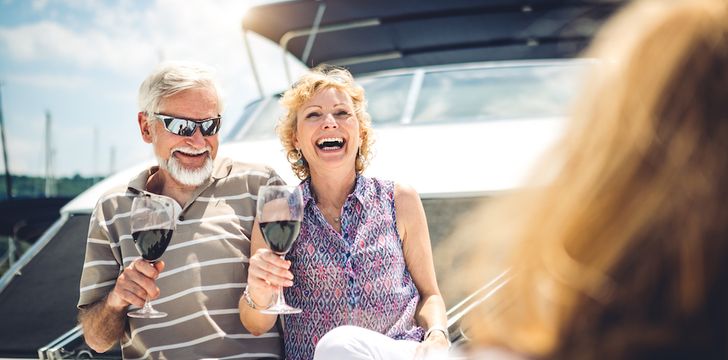 brokers inspecting yachts