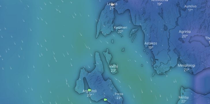 ionian prevailing winds