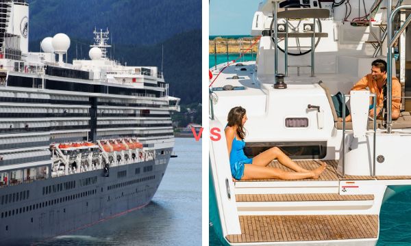private boat vs cruise ships information