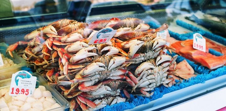 seafood,crab,stall,bahamas
