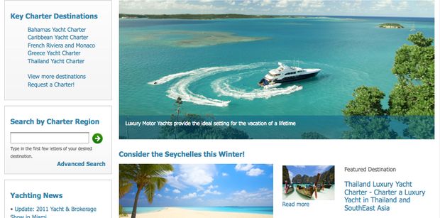 StunningYachts home page StunningYachts luxury yacht charter worldwide