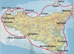 Around Sicily in 500 Miles
