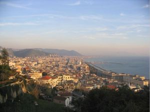 Salerno vista dal quartiere Canalone