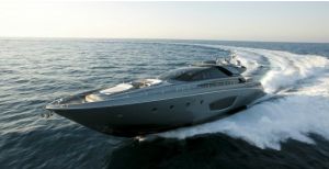 Motor yacht the Riva Domino 86 in the French Riviera