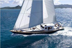 THe Luxury sailboat Ree is a perfect example of a boat rental in sicily.
