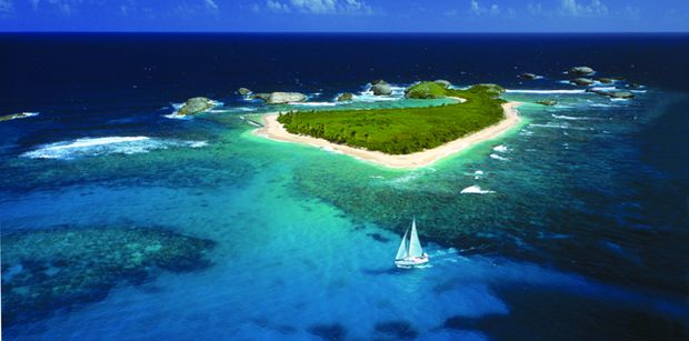 One of the gorgeous islands just off the coast of Fajardo. (Courtesy of Seepuertorico.com)