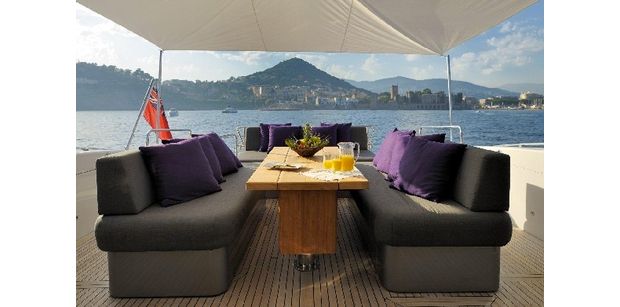 Is there a better sun deck on a motor yacht of this size?