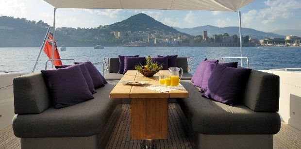 Is there a better sun deck on a motor yacht of this size?