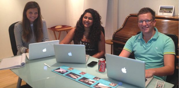Our interns hard at work 2012