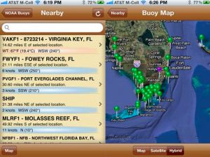 NOAA Buoy and Tide Data app