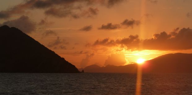 Sunset from the Haulover, Coopers Island