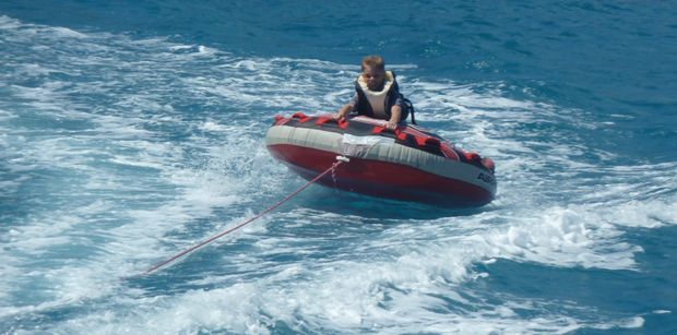 Tubing in North Sound Virgin Gorda