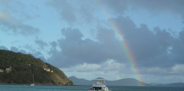A Rainbow at White Bay, Jost Van Dyke