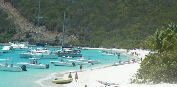 The party scene at White Bay, Jost Van Dyke