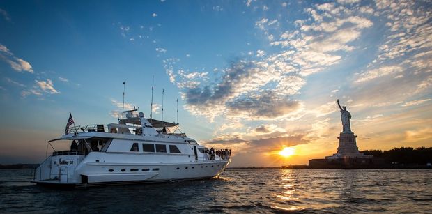 The Statue of Liberty on your New York Yacht Charter