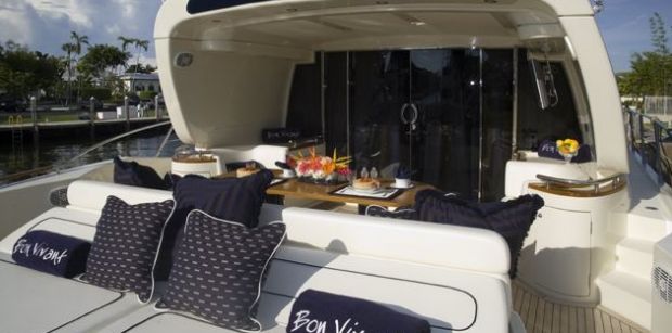 Great decks on board this Riva