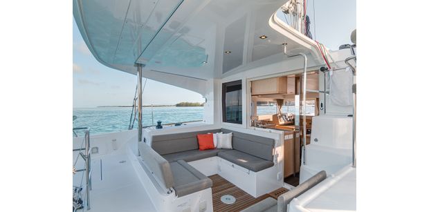 Plenty of space to socialise on the aft deck with friends and family.