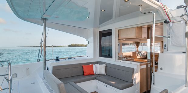 Plenty of space to socialise on the aft deck with friends and family.