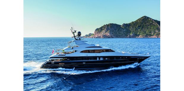 M/Y NAMELESS - majestic and easily recognisable while cruising