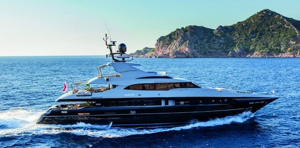 M/Y NAMELESS - majestic and easily recognisable while cruising