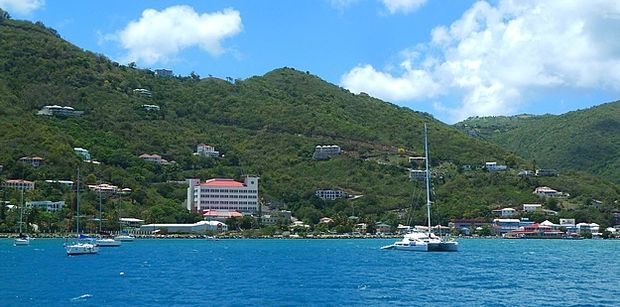 Approaching_Road_Town_Catamaran_Tortola_BVI